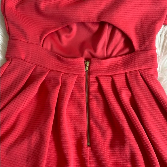 pink dress w/ mesh heart back - Picture 7 of 7